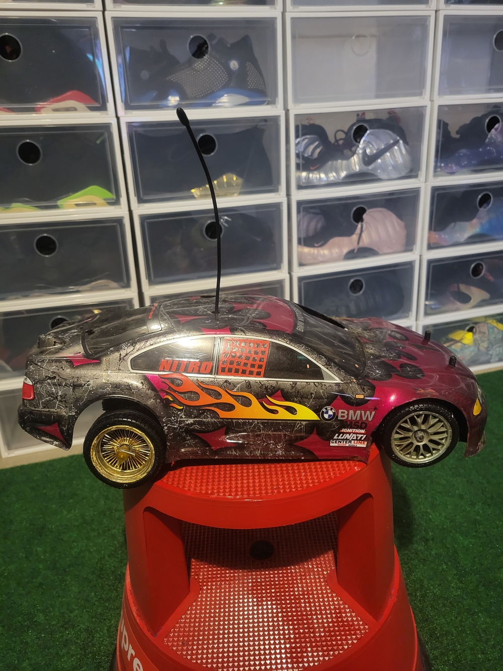 HPI RS4 BMW Red and Black Nitro RC GAS CAR Remote Control Racing Vehicle